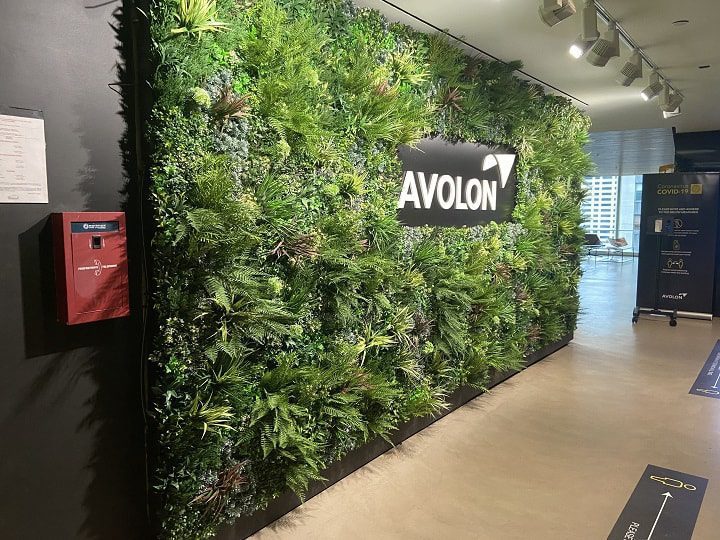 Office Green Wall