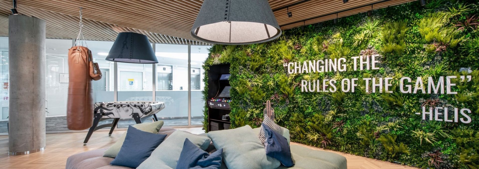 Workplace Wellbeing indoor living wall