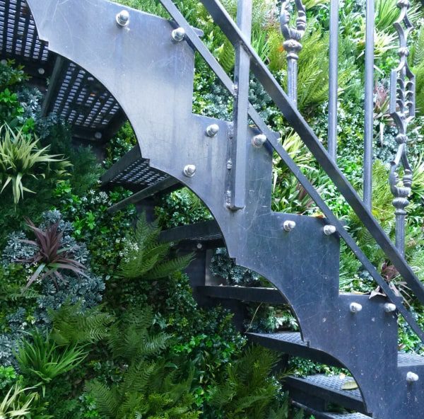 Staircase Green Wall