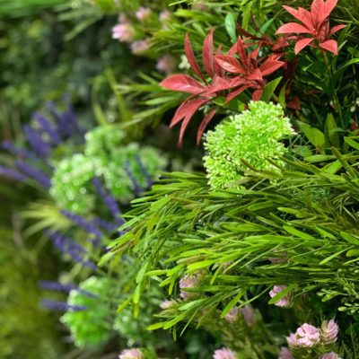 Forest Flame Colour Box with lavender artificial plants