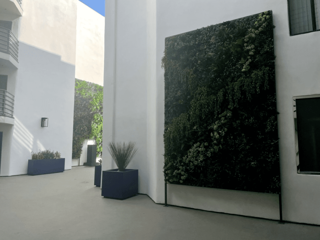 Bespoke Pattern Artificial Green Wall in Los Angeles, California